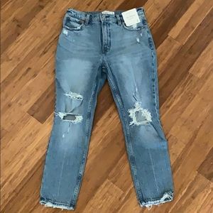 Abercrombie high rise skinny jeans